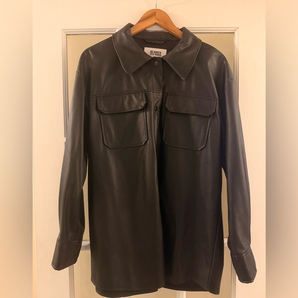 BB Dakota Dark Leather Jacket